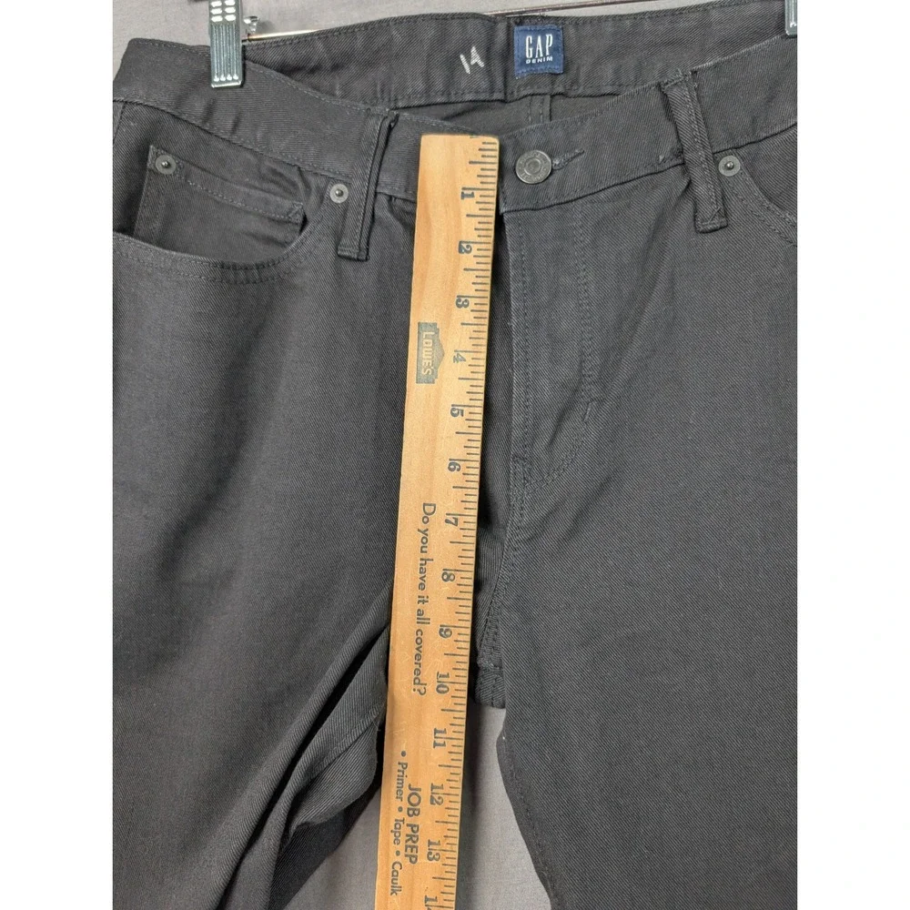 Gap Womens 14 Curvy Bootcut Jeans Black Stretch Denim Mid Rise Pants NWT 7214